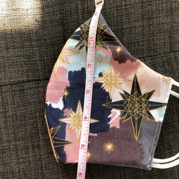 1 Star Moon handmade Floral Face Mask Cotton - Picture 6 of 7